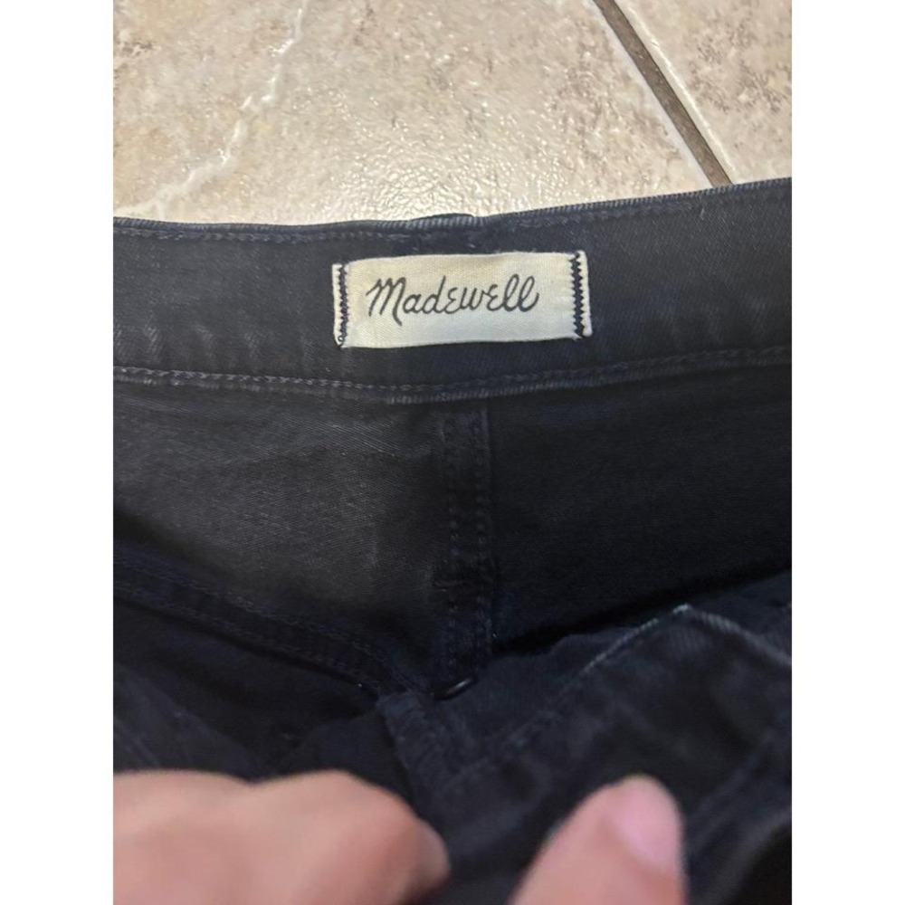 Madewell high rise denim raw hem shorts size 30 - Picture 4 of 5